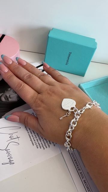 Tiffany Тиффани сердце с ключиком браслет колье ! Распаковка обзор WB смотреть онлайн