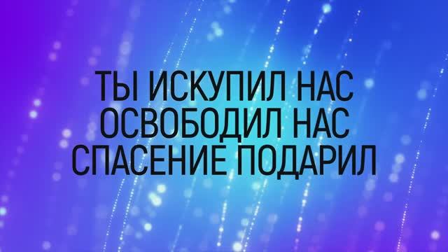 МИЛОСТЬЮ ТЫ НАС ИСКУПИЛ | 🎤 КАРАОКЕ С ТЕКСТОМ смотреть онлайн