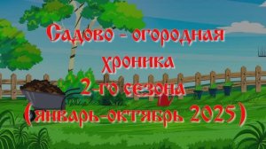 2-й сезон в саду 2025
