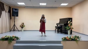 сл. А. Лучиной, муз. А. Ольханского «Пой, пой, ветерок!», исполняет Александра Быкасова