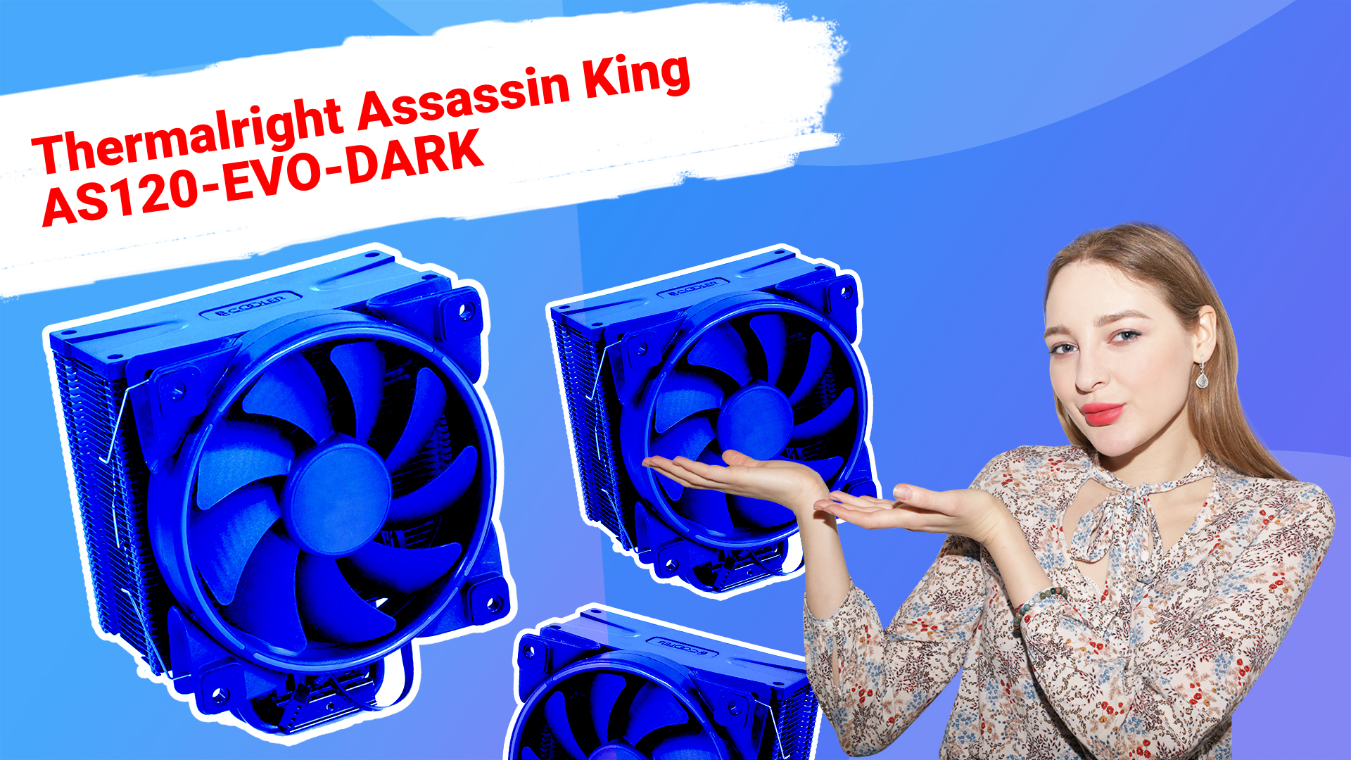 НИКС Компьютерный Супермаркет: видео про Кулер для процессора Thermalright Assassin King AS120-E... смотреть онлайн