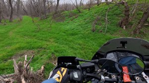 Суровая ростовская зима)) Хонда Трансальп 600