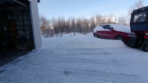6 декабря чистка снега и неудачное испытание гидрохода