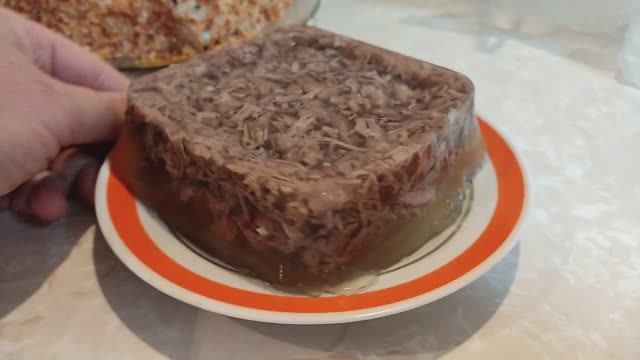 ОБЖОР холодец с горчицей/мукбанг/обед/перекус смотреть онлайн