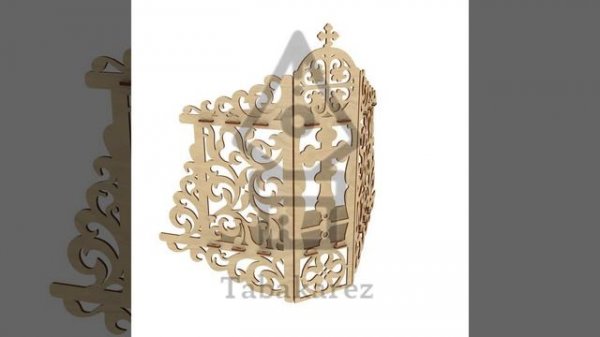 Угловой иконостас | Макет для резки