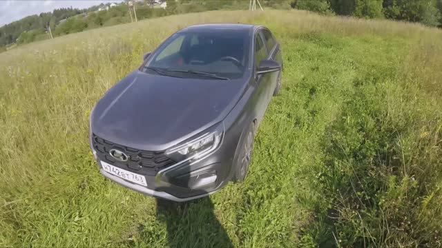 Взял Lada Vesta 6-speed _ Секрет Лады Весты в 6 передач - кросс на трассе смотреть онлайн