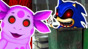 СОНИК.EXE БОМЖ ЗАЛЕЗ В ПОМОЙКУ ! ЛУНТИК X ПРИКЛЮЧЕНИЯ В ГОРОДЕ !