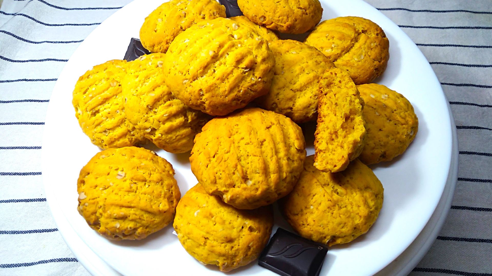 Постное Печенье Овсяно-Тыквенное, как прянички.