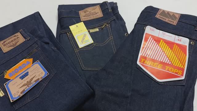 Джинсы THREE TOPS made in Italy эра СССР 80х смотреть онлайн