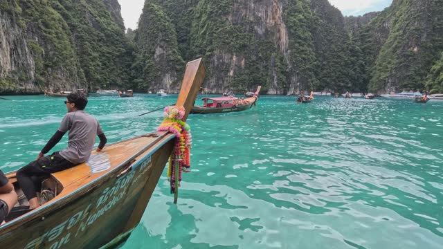 Острова Пхи Пхи Лагуна Пилех.Таиланд. смотреть онлайн