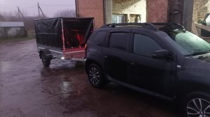 28 серия. Модернизация легкового прицепа. Второй пол в баню.