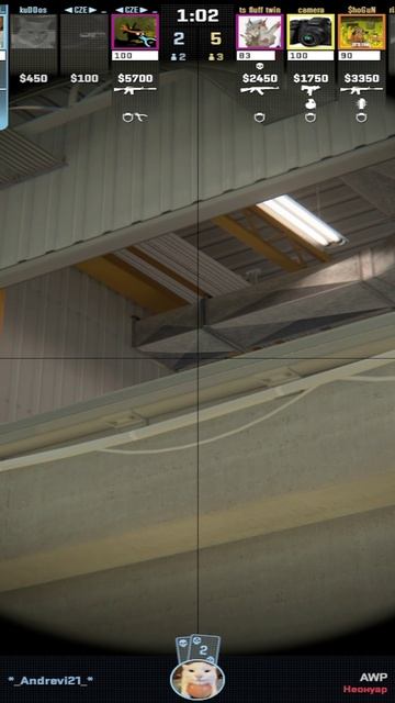 Awp Ace Nuke #shorts #cs2