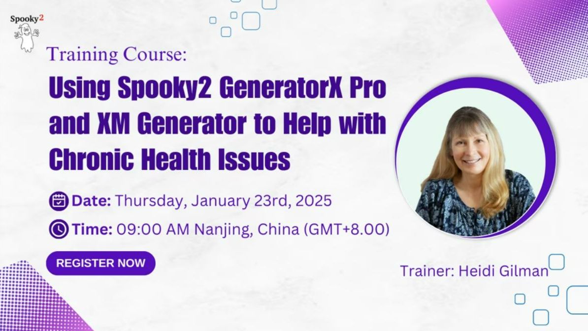 Using Spooky2 GeneratorX Pro And XM Generator To Help With Chronic Health Issues