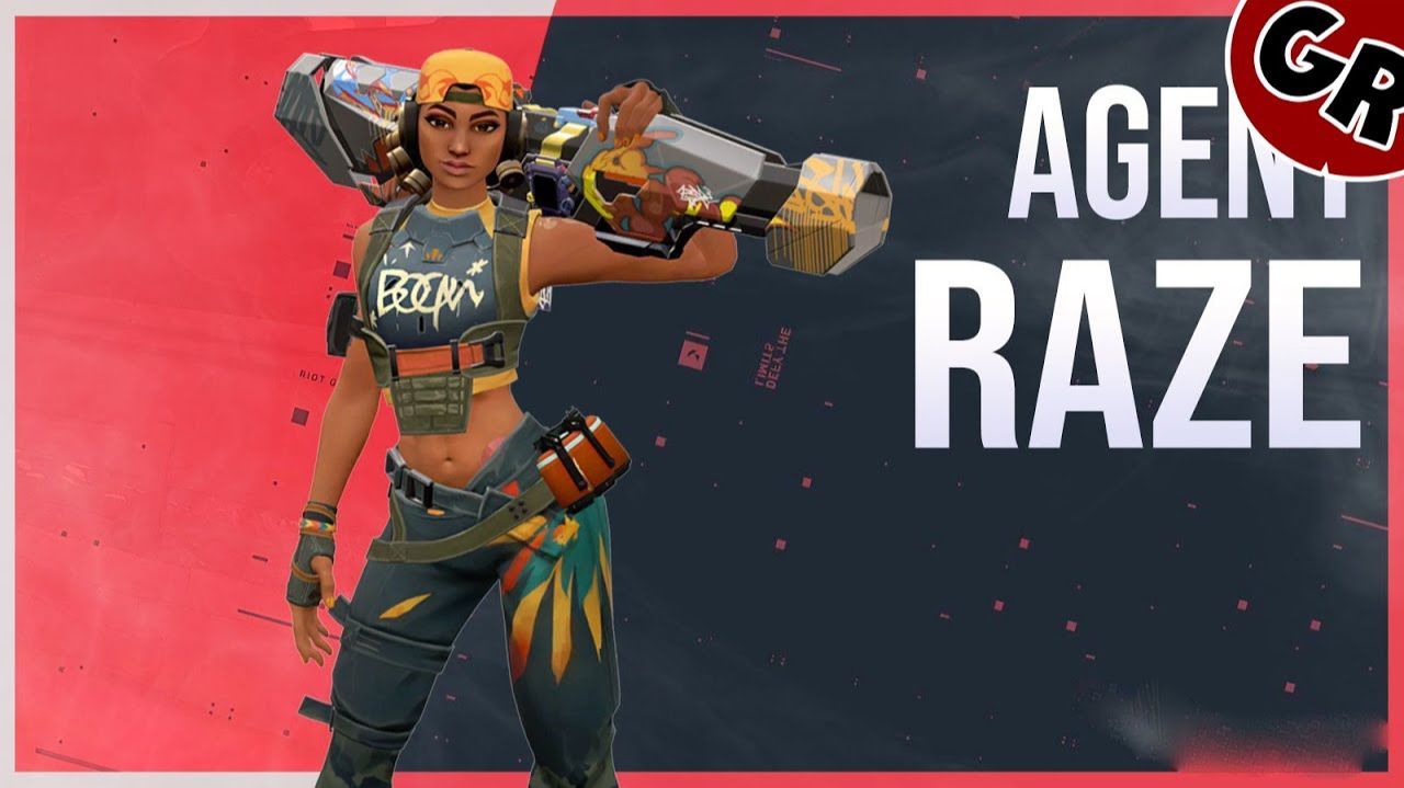 VALORANT Играю за агента Raze!Общий гейплей разбор персонажа)))
