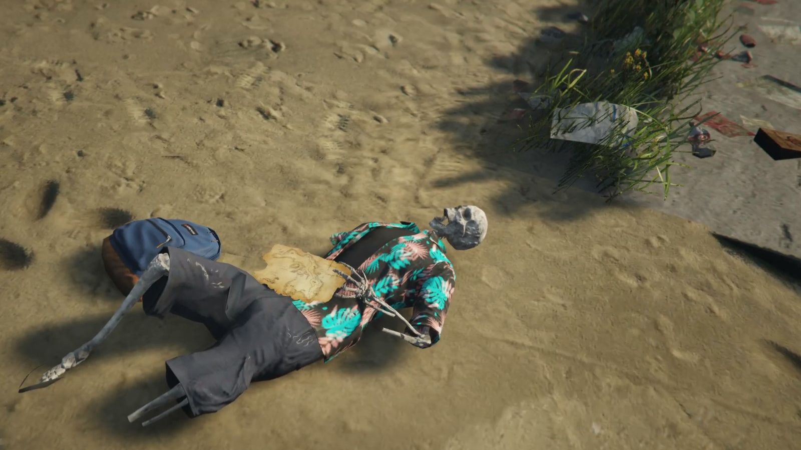 Grand Theft Auto V_58часть! Я Нашёл скелета и, карту сокровищ #GTA5online#Карта#Сокровище#RUTUBE