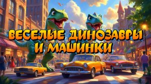 Веселые Динозавры , песенки для детей и малышей