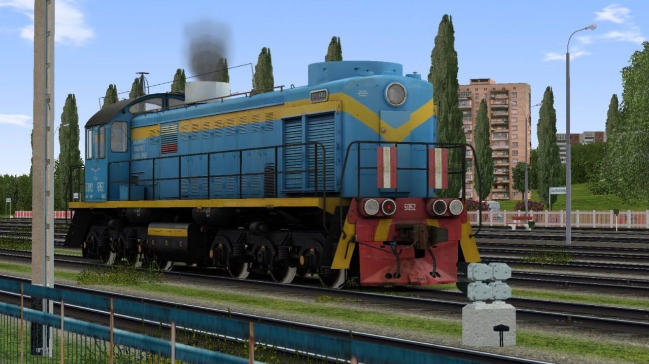 Стрим Смена 492 Маневры на ТЭМ2-5052 по маршруту Одесса 2.0 на проекте RTSMP.ru