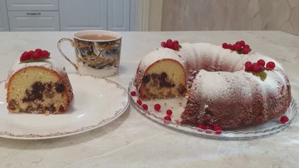 Рождественский кекс с сухофруктами и орехами.🎄❄️⛄ смотреть онлайн