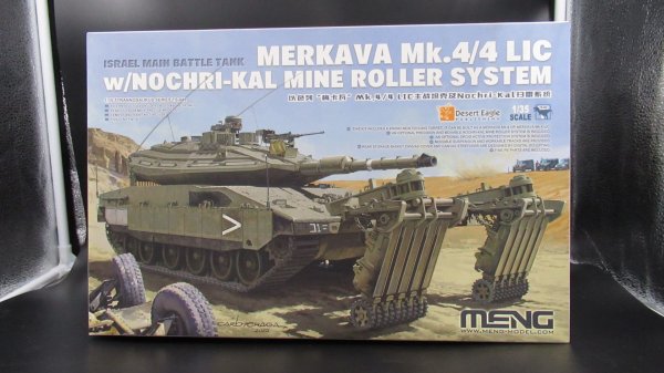 Merkava 4 с тралом 1/35 от Meng обзор