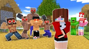 Джей Джей Станет ДЕВОЧКОЙ и будет популярна среди МАЛЬЧИКОВ ？!! - Анимация для Майнкрафта