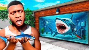 ГАРАЖ ФРАНКЛИНА СТАЛ АКВАРИУМОМ В ГТА 5! ПРОКАЧАЛ ГАРАЖ ФРАНКЛИНА В GTA 5!