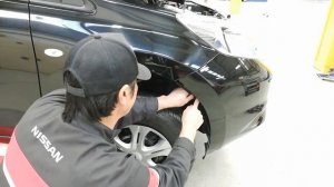 Nissan NOTE E12: как снять и установить гудок, передний бампер и фары