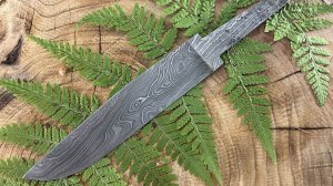 Булат с структурой дамасской стали