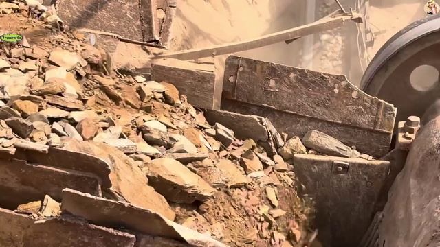 Строительство, дробление щебёнки смотреть онлайн