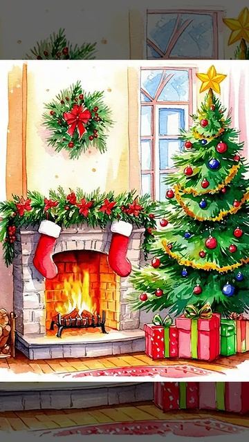 С Новым Годом! Поздравление КРАСИВАЯ Открытка Видео смотреть онлайн