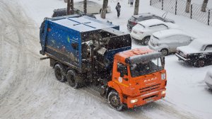Мусоровоз МК-4554-08 на шасси КамАЗ-65115-50 (В 249 АА 122). / KAMAZ garbage truck.