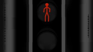 Пешеходный светофор с табло обратного отсчета