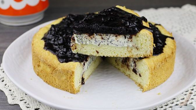 Рассыпчатое тесто и нежная начинка. ПЕСОЧНЫЙ ПИРОГ С ТВОРОГОМ, МАКОМ И ВАРЕНЬЕМ смотреть онлайн