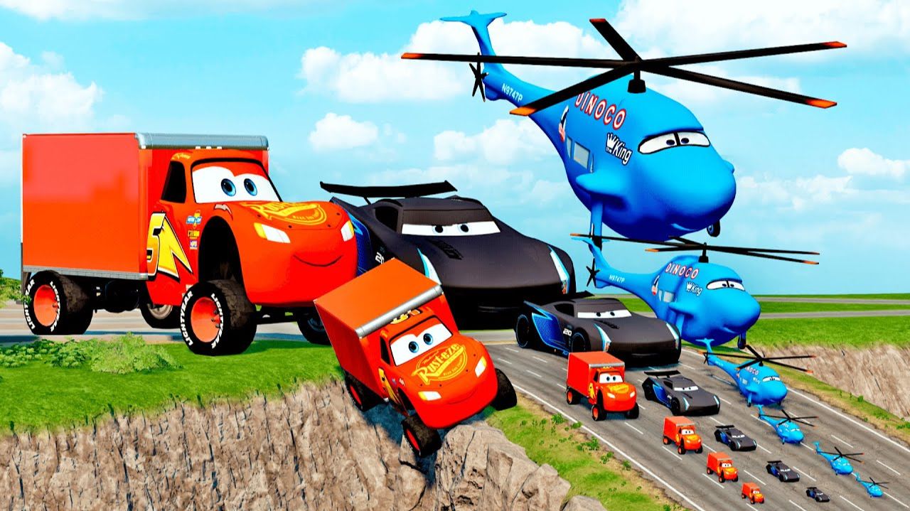 Молния Маквин против Джексона Шторма и ВЕРТОЛЕТА! Кто из тачек круче? смотреть онлайн