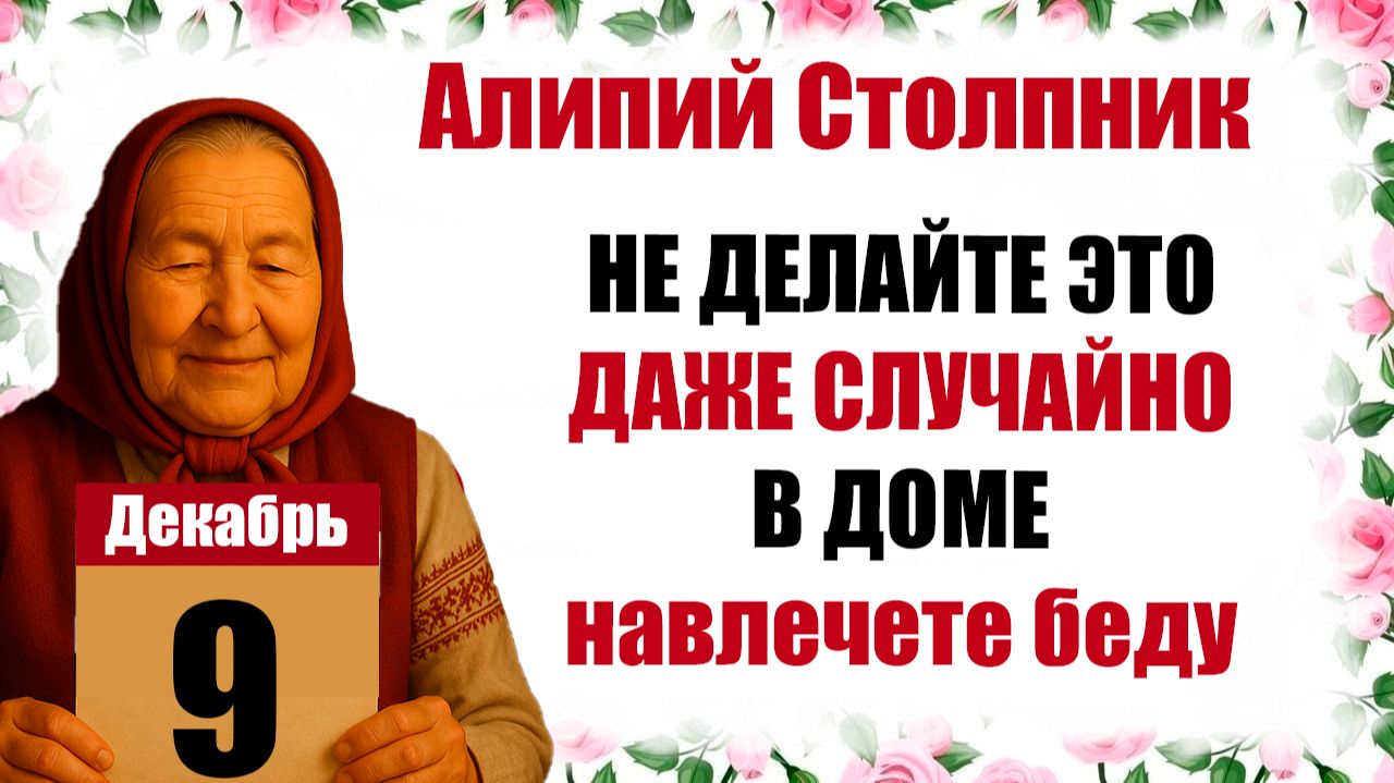 9 декабря праздник церковный календарь народный, что нельзя делать, приметы, молитва дня, именины смотреть онлайн