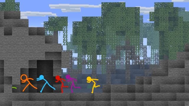 Hardcore Manhunt - Animation vs. Minecraft Shorts Ep 37 смотреть онлайн