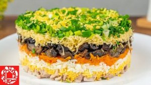 Готовлю 5 ШИКАРНЫХ слоёных салатов! Все просят рецепт! 😍🔥