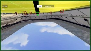 Аэросим - гонки, техника полёта вниз головой.