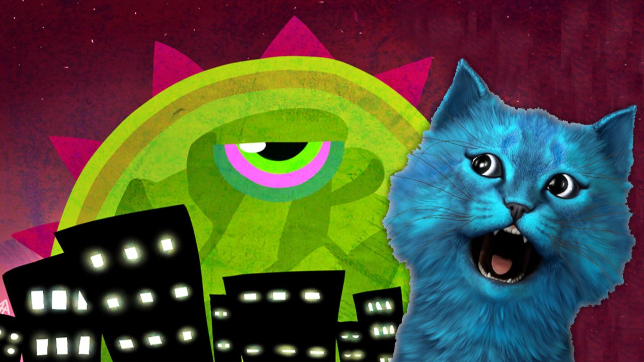 ХИЩНЫЙ СЛИЗЕНЬ УНИЧТОЖАЕТ ВСЁ В ГОРОДЕ #3 Игра про слизь КОТЁНОК ЛАЙК Mutant Blobs Attack смотреть онлайн