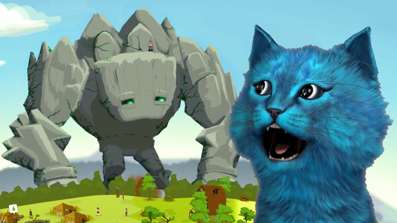 СИМУЛЯТОР БОГА - REUS #1 КОТЁНОК ЛАЙК кот играет в игры смотреть онлайн