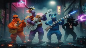 Бременские музыканты - Пиф паф, разбойники! (AI Gangsta Rap)