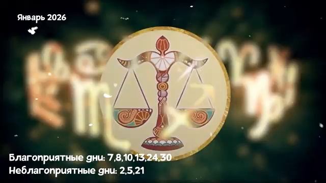 Что Ждет ВЕСОВ в ЯНВАРЕ 2026 года смотреть онлайн
