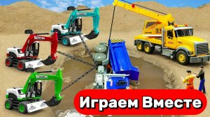 МУЛЬТИКИ ПРО МАШИНКИ ДЛЯ ДЕТЕЙ 🚗 ИГРУШЕЧНЫЙ КРАН СПАСАЮТ МАШИНКИ ! ЗАБАВНЫЕ ИСТОРИИ ИГРУШЕК