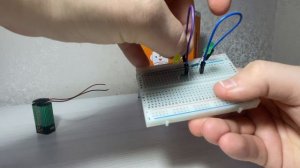 Урок № 2. Индикатор полярности. Электронный конструктор: "Юный электроник"