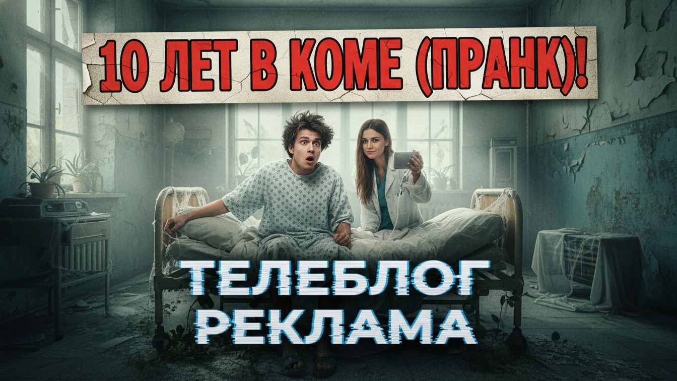 10 Лет в коме (Пранк). Телеблог Реклама