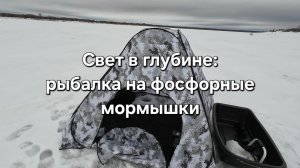 Свет в глубине: рыбалка на фосфорные мормышки