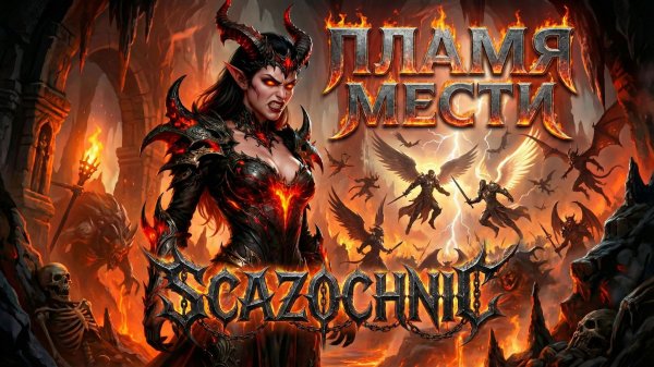 Scazochnic  - Пламя мести (Коллаб с Ash AI) | Heavy metal | авторские стихи | AI