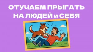 ОТУЧИТЬ СОБАКУ ПРЫГАТЬ НА ЛЮДЕЙ И НА МЕНЯ