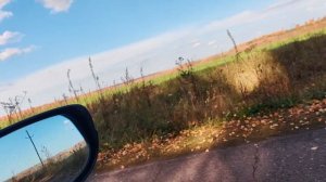 Дорога Красноярск- Рыбное 
Осень