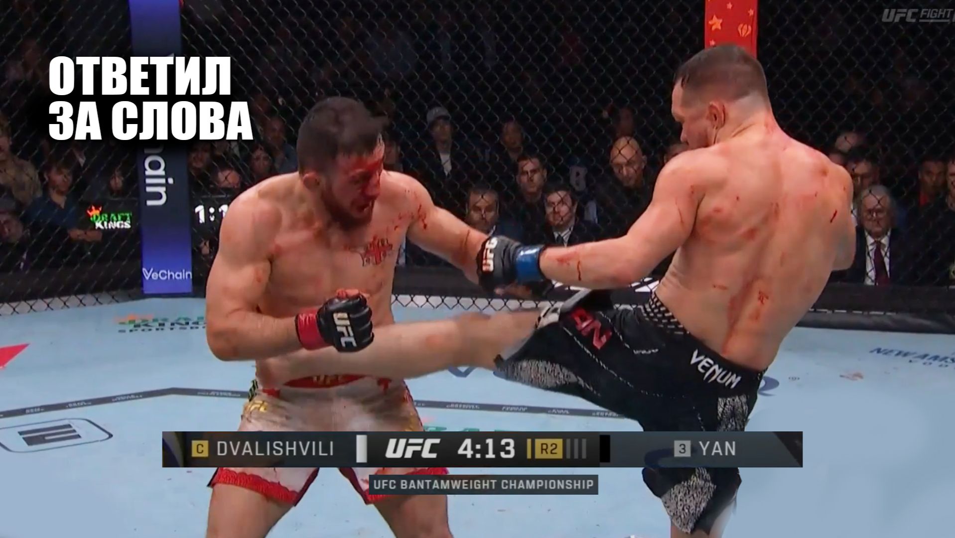 ОТВЕТИЛ ЗА СЛОВА! Полный Бой Мераб Двалишвили VS Петр Ян 2 UFC 323 / Dvalishvili - Yan FULL FIGHT смотреть онлайн