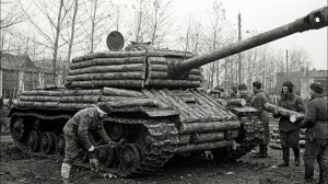Немцы смеялись над ＂деревянным＂ танком, пока их кумулятивные снаряды не застряли в древеси